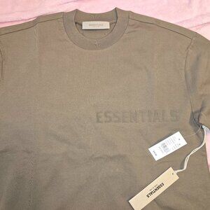 Fear of God Essentials “Wood” Tee — Boxy Fit — Men’s